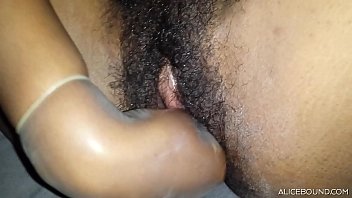 Ebony Babe Fisting Attempt